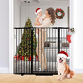 Rgqphantom 41" Tall Safety Pet Gate,Adjustable 29.92"-57.48" Wide(Black) by RGQPHANTOM
