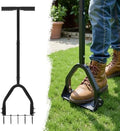 VEVOR Lawn Aerator, 9.2 in Manual Spike Aerator Tool with 15 Iron Spikes, Long Handle & Wide Plate, Heavy Duty Grass Aeration Tool, Yard Aerators for Compacted Hardened Soil Lawn Aeration by VEVOR