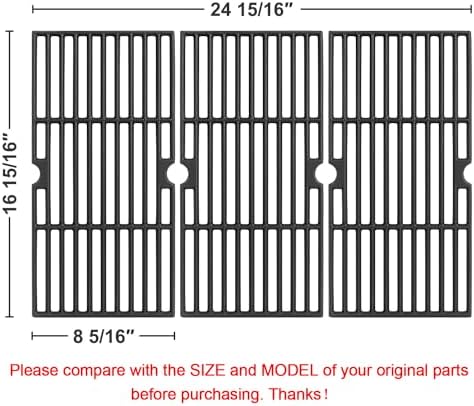 Grill Grates for Charbroil Advantage 4 Burner, Replacement Cooking Grids - Image 2