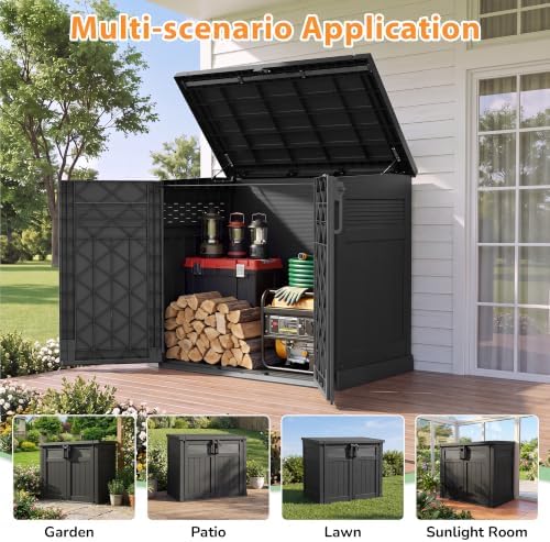 Outside Outdoor Storage Cabinet 51 Cu Ft, Pool Patio Storage Box - Image 6