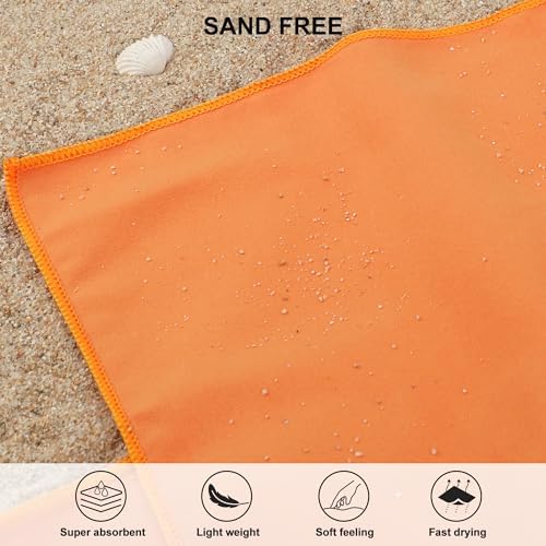 Rainleaf Microfiber Towel Quick Dry Camping & Travel & Gym Towel. Compact - Image 4