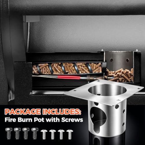 QuliMetal 304 Stainless Steel Fire Burn Pot for Pit Boss Pro Series 1150 - Image 5