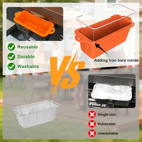 Full-Edge 36" 3-Piece Silicone Griddle Protection Kit - Image 5