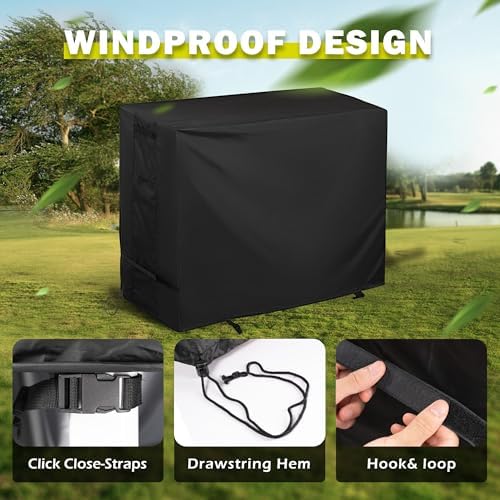 Griddle Cover for Charbroil 28" Performance Series 2-Burner Grill, Flat Top Grill Cover for Charbroil 28in Propane Gas Griddle 463459924 All Weather Protective Cover - Image 5