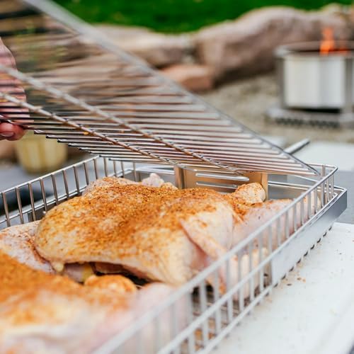 Breeo Rotisserie Flat Basket - Rotisserie Grill Accessory - Image 5