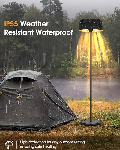 Electric Outdoor Patio Heater, 1500W Infrared Heater for Outdoor - Image 4