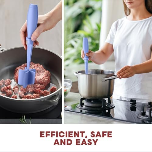 2Pack Meat Chopper Upgrade Hamburger Smasher, Masher for Ground Beef - Image 6