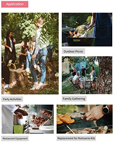 CHANCS DC 4.5V Barbecue Motor Rotisserie Grill Parts 20kg 3 AA Battery Grills Outdoor Cooking Replace Parts Fixed Steering - Image 7
