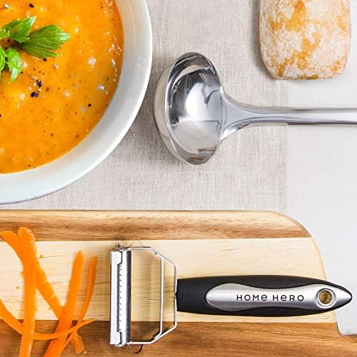 Home Hero Stainless Steel Kitchen Utensils Set - Heat-Resistant Silicone & Nonstick Tools - Durable Stainless Steel Kitchen Gadgets - Complete Kit Measuring Cups & Spoons - 41-Piece Set - Image 5