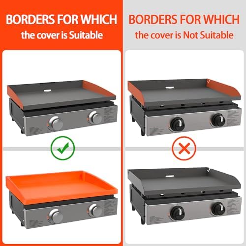 22 Inch Silicone Griddle Mat for Blackstone Grill Top, Prevent Rusting Waterproof Food-Grade Silicone Griddle Cover, 26,000+ Hours Long-Lasting - Image 2