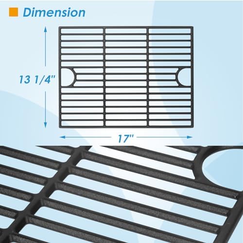 17" Cooking Grates and Griddle for Nexgrill Grill Parts 720-0830H 720-0783E Nexgrill Replacement Parts 5 Burner 720-0888N 720-0888 720-0697, Grill Parts for Kenmore, Uniflame and More - Image 4
