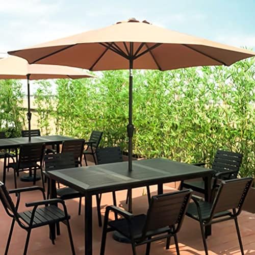 2 Pack Patio Table Umbrella Hole Ring and Cap Set for Standard Table Hole - Image 7