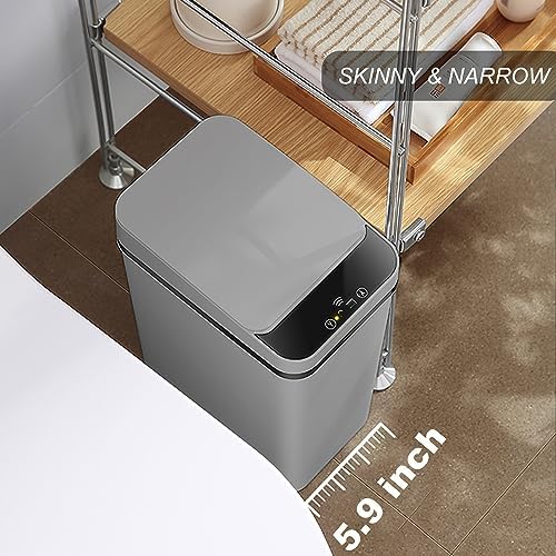 Yatmung 2.5 Gallon Motion Sensor Trash Can - Automatic Trash Can Touchless - Image 3