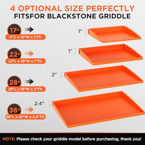 36" Silicone Griddle Mat for Blackstone 36 Inch Grill, Heavy Duty Food Grade Silicone Cover, All-Season Dirt & Rust Protection - Image 6