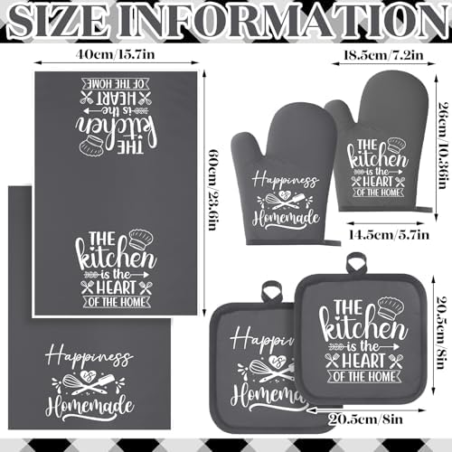 Sratte 6 Pcs Kitchen Decor Accessories Set, Kitchen, Dark Gray - Image 4