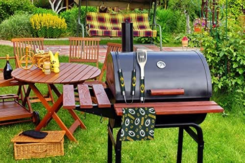 NORTHWEST NFL 3 Piece Team Color and Logo BBQ Grill Set: Spatula, Tongs, and Towel - Image 3
