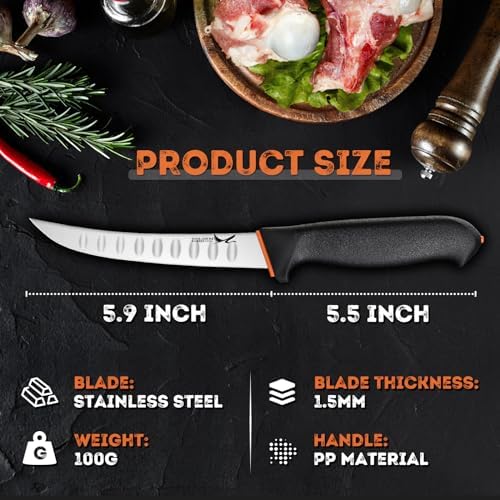 Golden Bird 6 Inch Boning Knife with Flexible Blade - Image 2