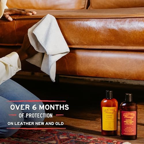 Leather Honey Leather Conditioner, Since 1968. For All Leather Items Including Auto, Furniture, Shoes, Purses and Tack. Non-Toxic and Made in the USA / 8 Fl Oz (Pack of 3) - Image 4