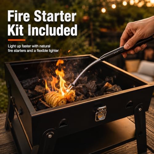 Small Portable BBQ Charcoal Grill: Mini Foldable Table Top Barbecue Grills - Image 2