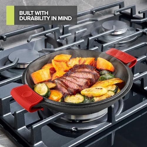 Modern Innovations 3-in-1 Dutch Oven & Skillet Combo, Preseasoned Cast Iron Cookware Set, 5QT Dutch Oven, 1.6QT Skillet with Lid, Versatile Pots and Pans for Camping & Home Cooking - Image 7