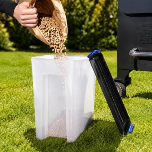 3 Sets Wood Pellet Storage Bin Kit with Scoops - Image 6
