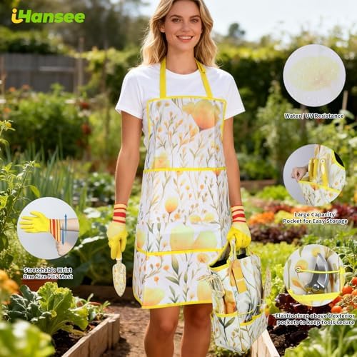 Yellow Garden Tools Set 10 Pieces, Gardening Gifts for Women - Image 6