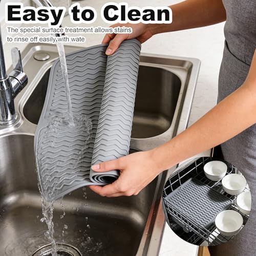 Silicone Grill Tool Mat for Blackstone Griddle Side Shelf Spatula Mat - Image 5
