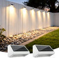 Solar Fence Lights Outdoor, 2 Pack Fence Lights Solar Powered RGB by Unknown