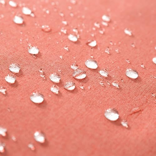 MIULEE Decorative Outdoor Pillow Covers Waterproof 18x18 Blush Pink - Image 2