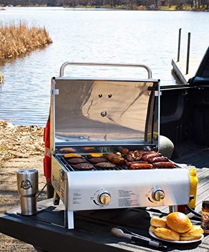 Pit Boss Grills 75275 Stainless Steel Two-Burner Portable Grill - Image 2