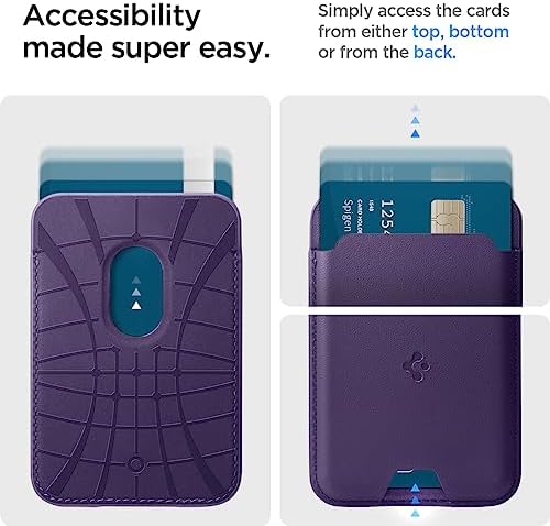 Spigen for MagSafe Wallet, Holds 3 Cards, Strong Magnet, Valentinus MagFit - Image 7