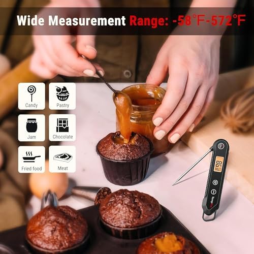 TempPro TempSwift 1 Sec Meat Thermometer Digital for Kitchen Cooking Food - Image 3