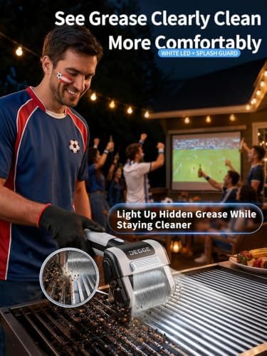DEGGE Electric Grill Brush, Cordless BBQ Grill Cleaner with 4500mAh Battery - Image 5