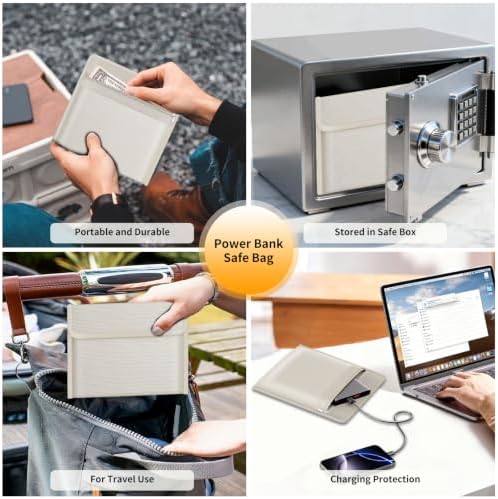 DocSafe Fireproof Document Bag Set(5200℉) - 8 Layers Heat Insulated,Beige - Image 6