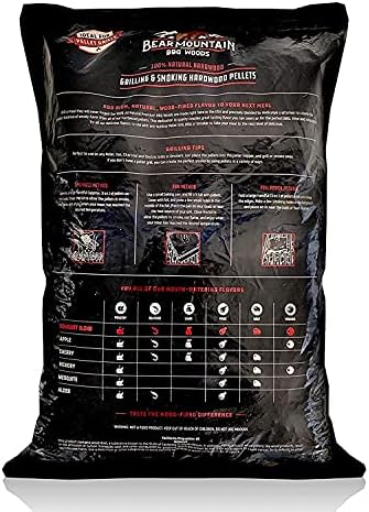 Bear Mountain Apple Wood Pellets for Smoker, Grill, & BBQ, 40lb Bag - Image 6
