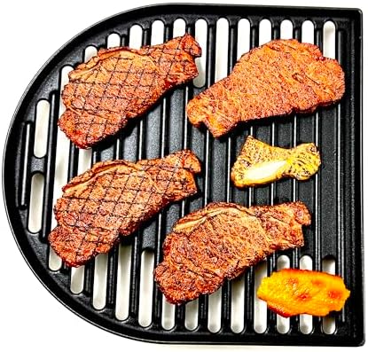 DC126 Cast Iron Grill Cooking Grates for Coleman Roadtrip Swaptop Grills LX LXE LXX, Non-Stick Grids Grates, 2 Pack - Image 5
