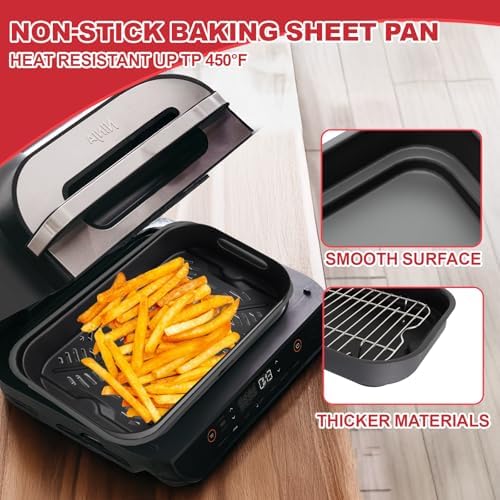 Cooking Pot and Combo Crisper Basket for Ninja Foodi FG551 DG551 DG651 Smart XL, Air Frying Pot and Basket for Ninja Foodi Smart XL Indoor Accessories - Image 3