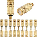 20Packs Brass Misting Nozzles for Outdoor Cooling System by Mornajina