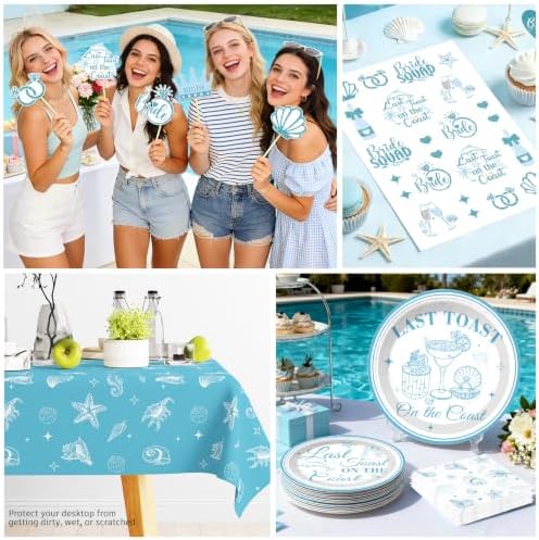 Last Toast on The Coast Bachelorette Decorations, All-in-1 set, 25 Guests - Image 6