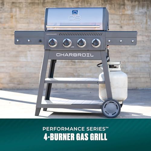 Charbroil Performance Series 4-Burner Gas Grill Cart, Gray - 463253825 - Image 2
