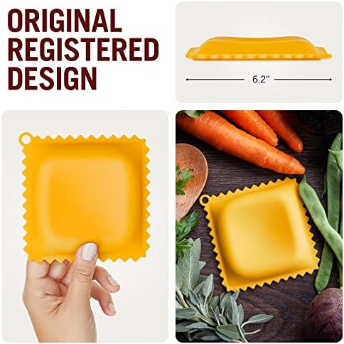 Monkey Business Ravioli Spoon Rest (3-Pack) - Silicone Kitchen Utensil Holder Set - Pasta-Shaped Heat Resistant Ladle Holders for Stove Top - Quirky Kitchen Decor - Image 4
