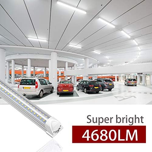 LED Shop Light for Garage, T8, 3FT, 30W, 4680LM, 6000K, 8 Pack - Image 2