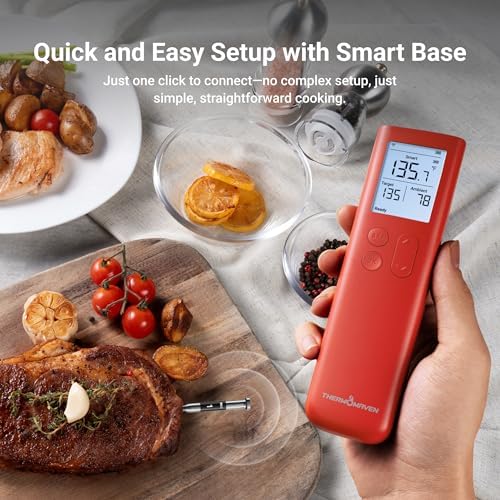 ThermoMaven Sub-1G Smart Wireless Meat Thermometer with Standalone Base - Image 4