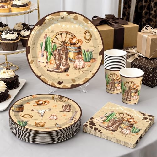 286pcs Western Party Decorations Complete Party Set - Image 5