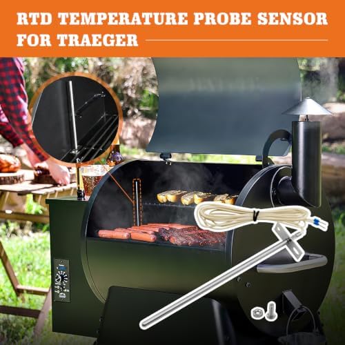 7" RTD Temperature Probe Sensor for Traeger Z-Grills Pellet Grills, BAC194 - Image 5