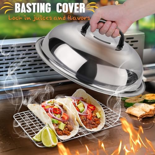 RINPIR 33PCS Griddle Accessories Kit for Blackstone with Melting Dome - Image 2