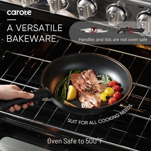 CAROTE 19pcs Pots and Pans Set Non Stick, Detachable Handle Cookware - Image 4
