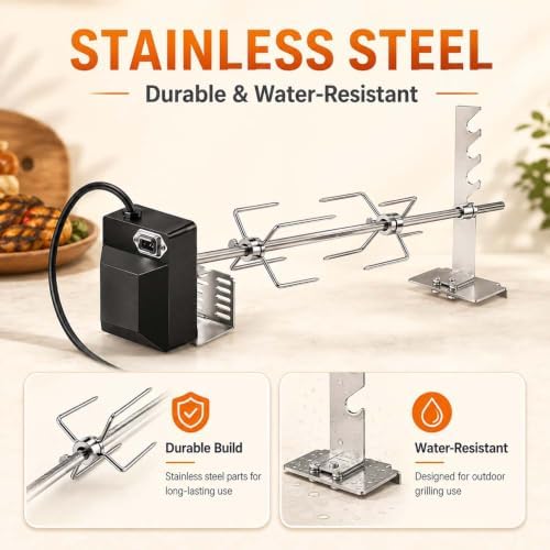 Rotisserie Grill Kit for Nexgrill 720-1094B - Image 2