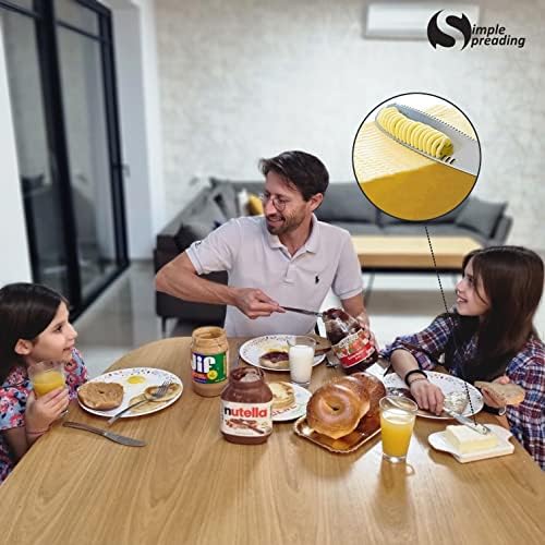 Simple preading Stainless Steel Butter Spreader, Butter Knife - 3 in 1 Kitchen Gadgets (2 Set) - Image 3