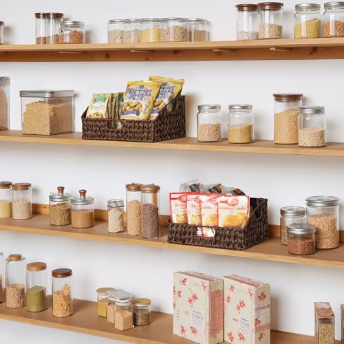 GRANNY SAYS Wicker Storage Baskets, Trapezoid Woven Baskets for Storage - Image 5